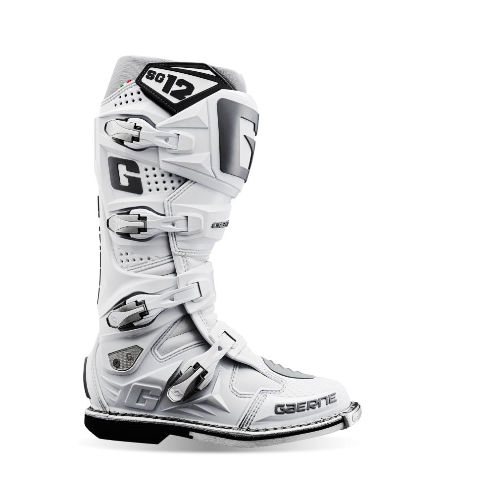 Gaerne SG12 Boot White Size - 7