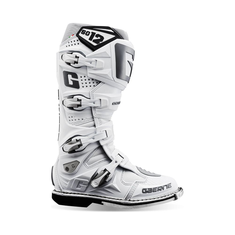 Gaerne SG12 Boot White Size - 9