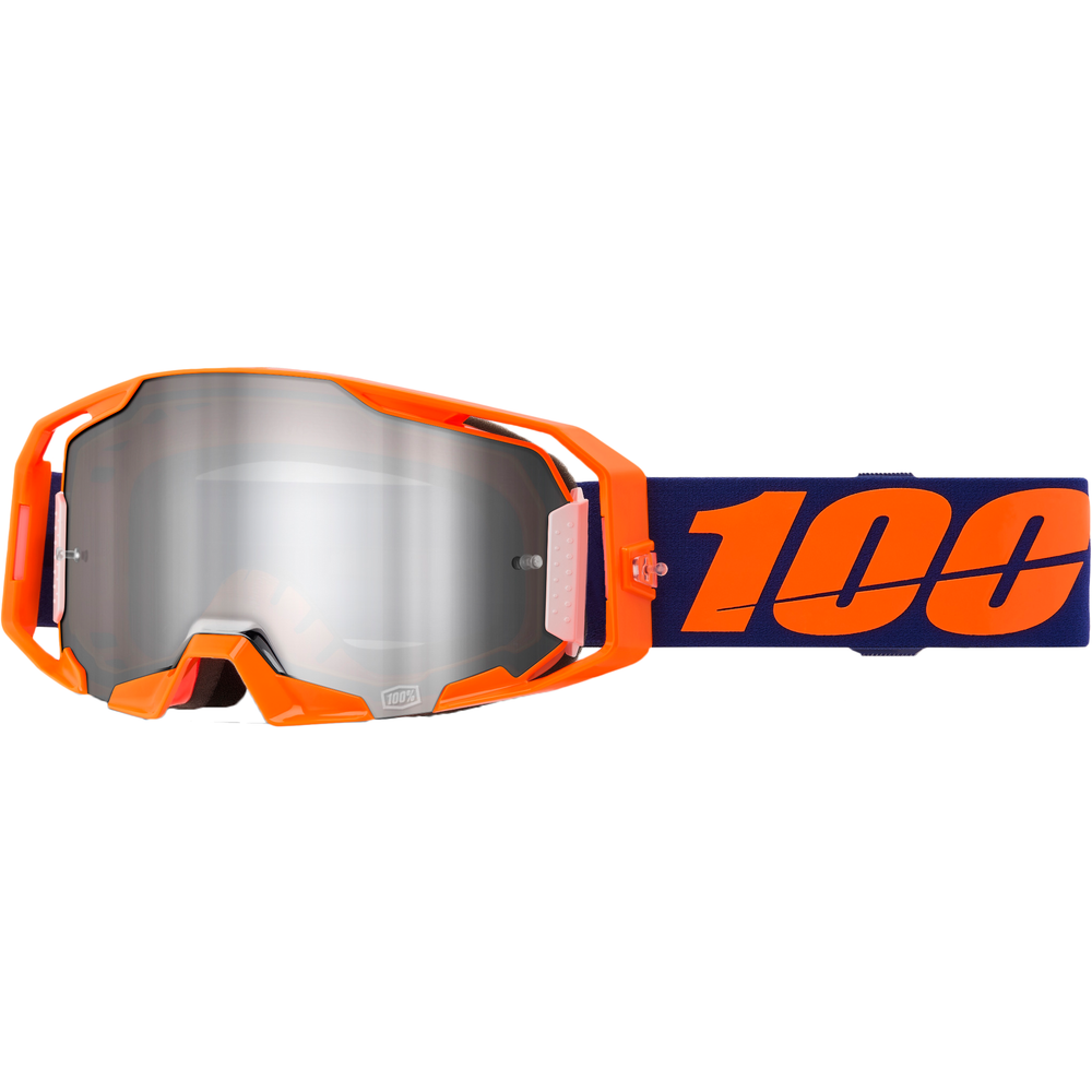 Armatic Goggle Neon Org Mirror Silvr Flash