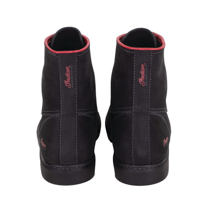 Indian Motorcycle Men's Leather Bryant Sneaker, Black - 10