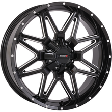 St7 Wheel 20x7 4+3 (+10mm) 4/137 & 4/156 Gloss Blk Milled