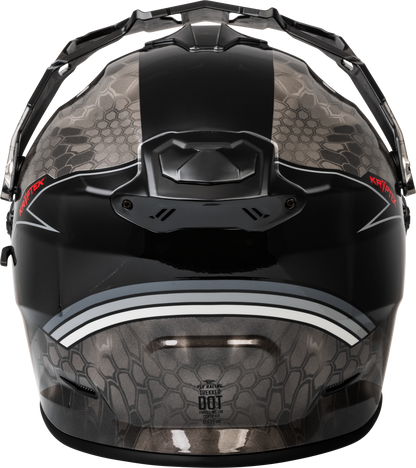 Trekker Cw Conceal Helmet Dual Shld Black/Grey/White 2x
