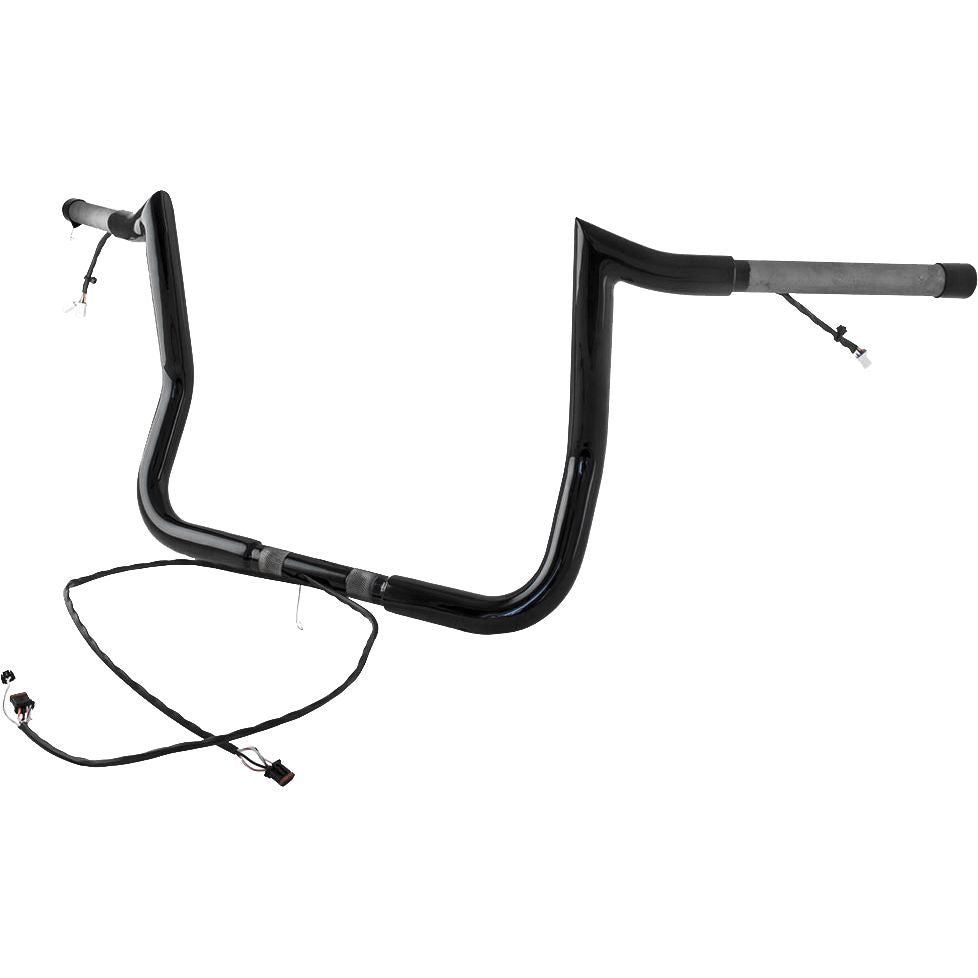 14" Monkey Bagger Bar Prewired Satin Black `14 23 Flh/Flt