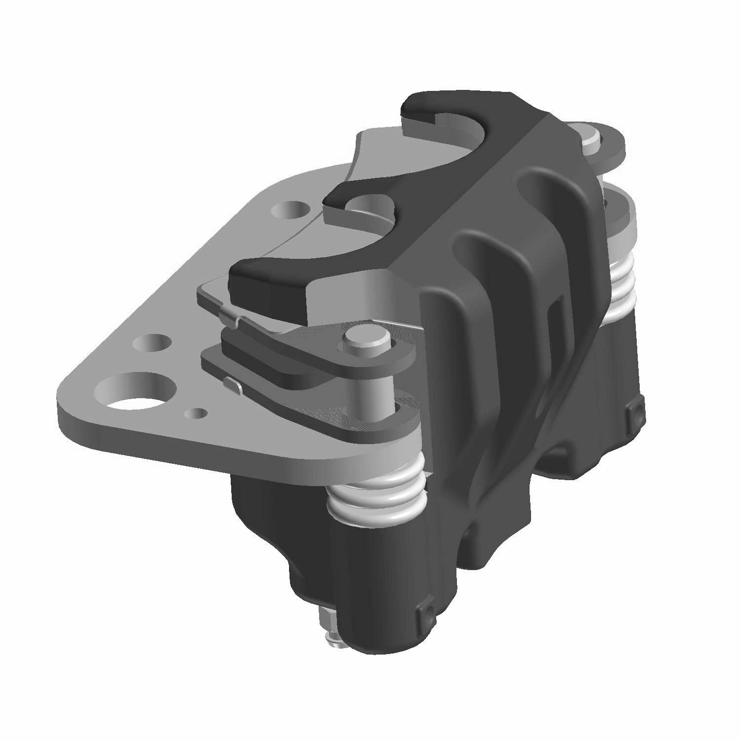Polaris Ranger Right Hand Dual Bore Brake Caliper Assembly, Genuine OEM Part 1911632, Qty 1
