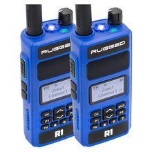 Rugged Radios 2 PACK - Rugged R1 - Business Band Two Way Handheld Radio - Digital and Analog