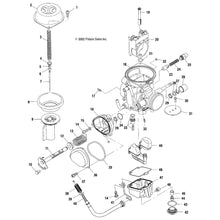 Polaris ATV Carburetor Assembly, Genuine OEM Part 3131453, Qty 1