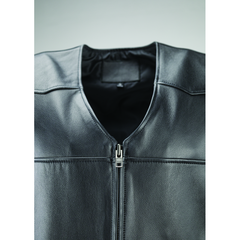 Kuryakyn Leather By River Road Plains Leather Vest Black - Small