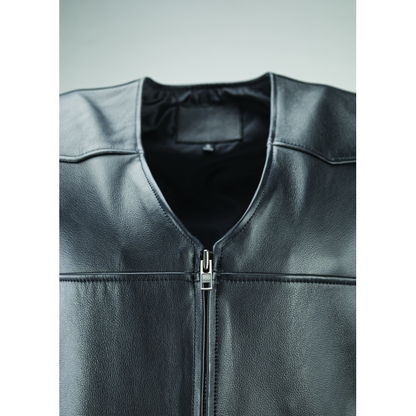 Kuryakyn Leather By River Road Plains Leather Vest Black - Small