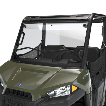 Polaris Off Road Polycarbonate Flip-Down Full Windshield, Clear