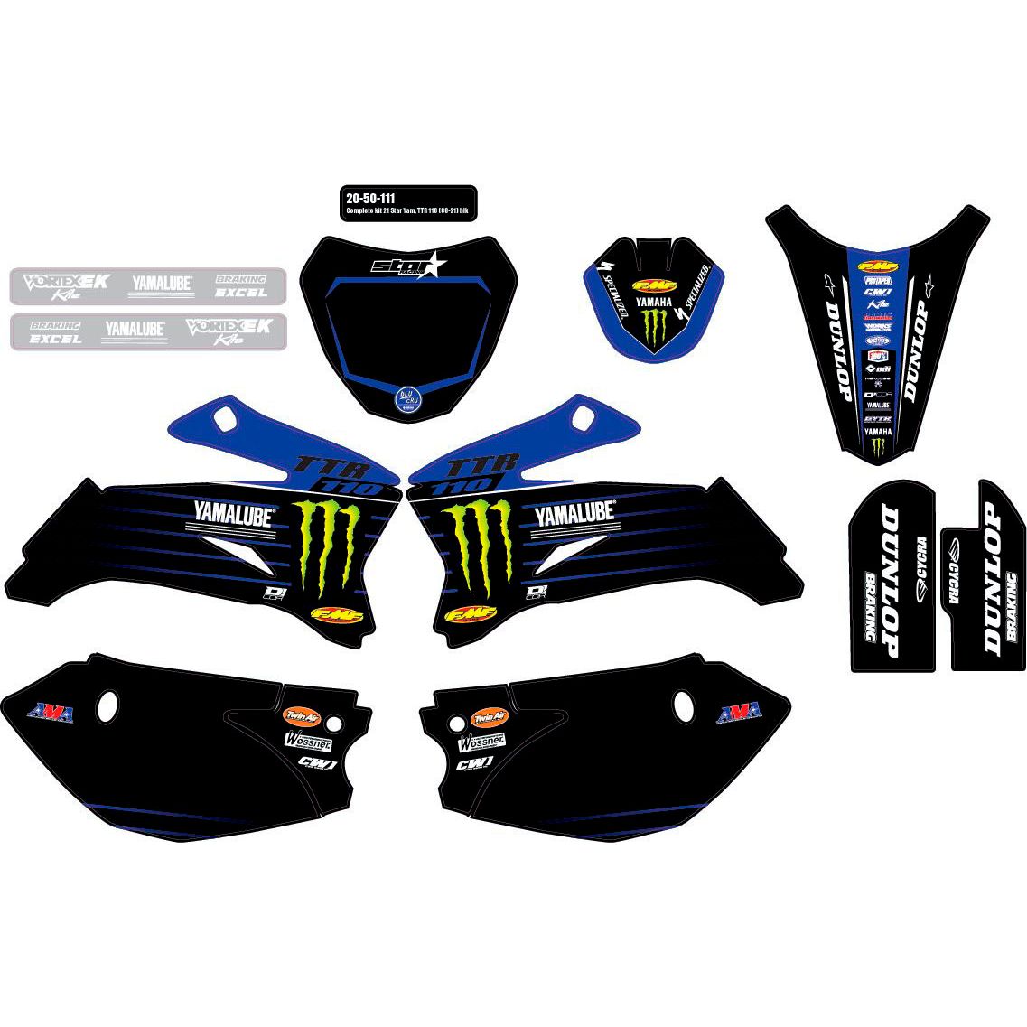 Complete Kit 21 Star Black Bag Yam
