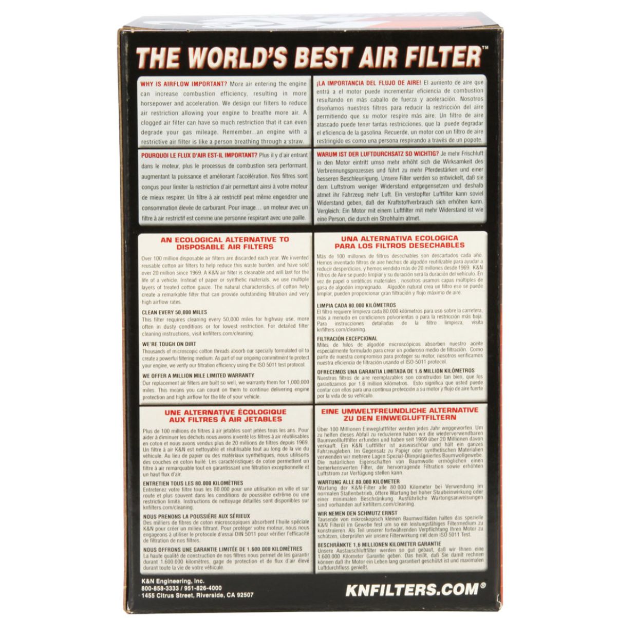 K&N 2014 Can-Am Spyder RT 1330cc DRYFLOW Air Filter