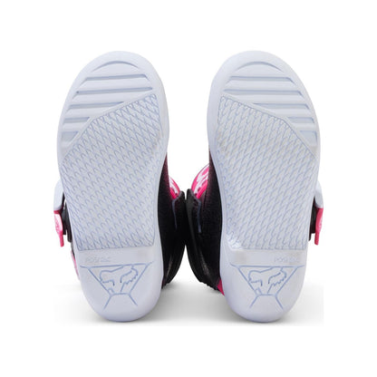 FOX RACING KIDS COMP MOTOCROSS BOOTS, BLACK/PINK, 12