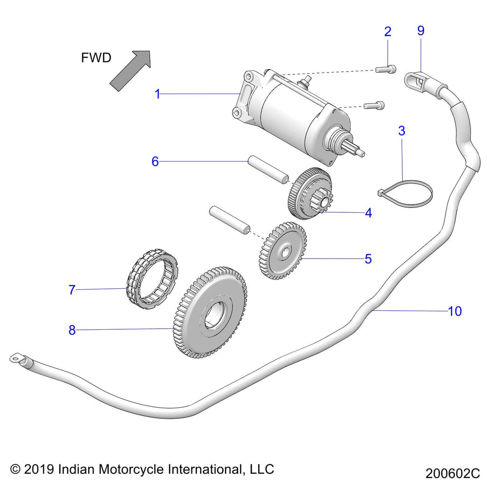 
                      
                        Indian Motorcycle Sprag Clutch, 74 mm, Genuine OEM Part 6230689, Qty 1
                      
                    