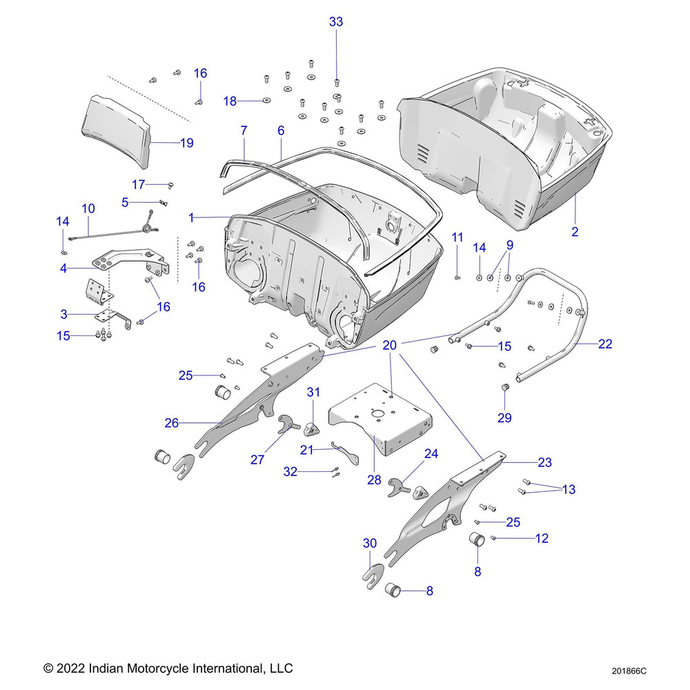 
                      
                        Indian Motorcycle GEM Indian Motorcycle Trunk Lid Cable, Genuine OEM Part 7082053, Qty 1
                      
                    