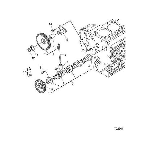 Polaris Ranger Camshaft Assembly, Genuine OEM Part 3070574, Qty 1