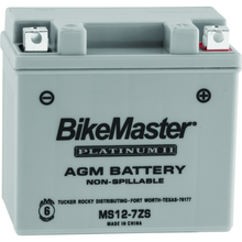BikeMaster AGM Battery - MS12-7ZS
