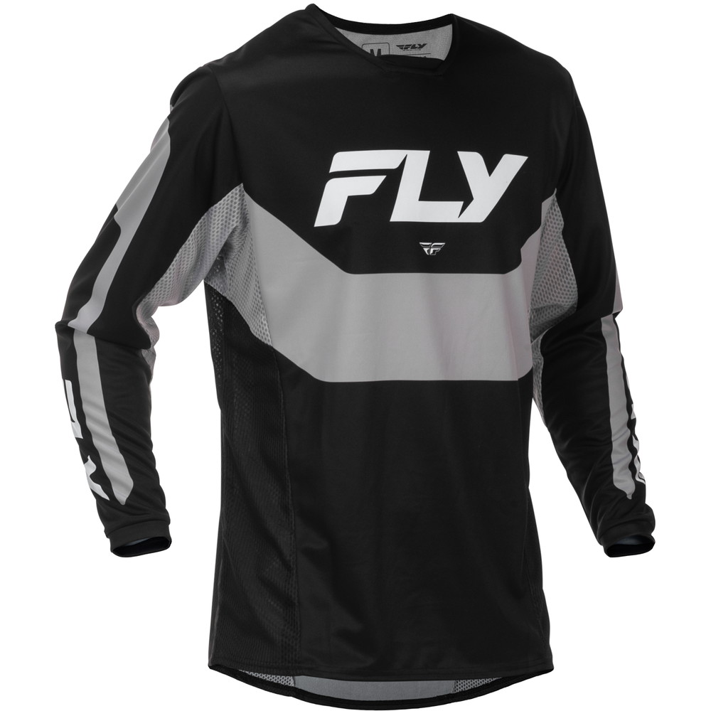 Kinetic Jersey Black/Grey Lg