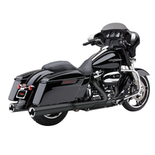 4.5" Powrflo Round Slip Ons Black Flh/Flt 17 22