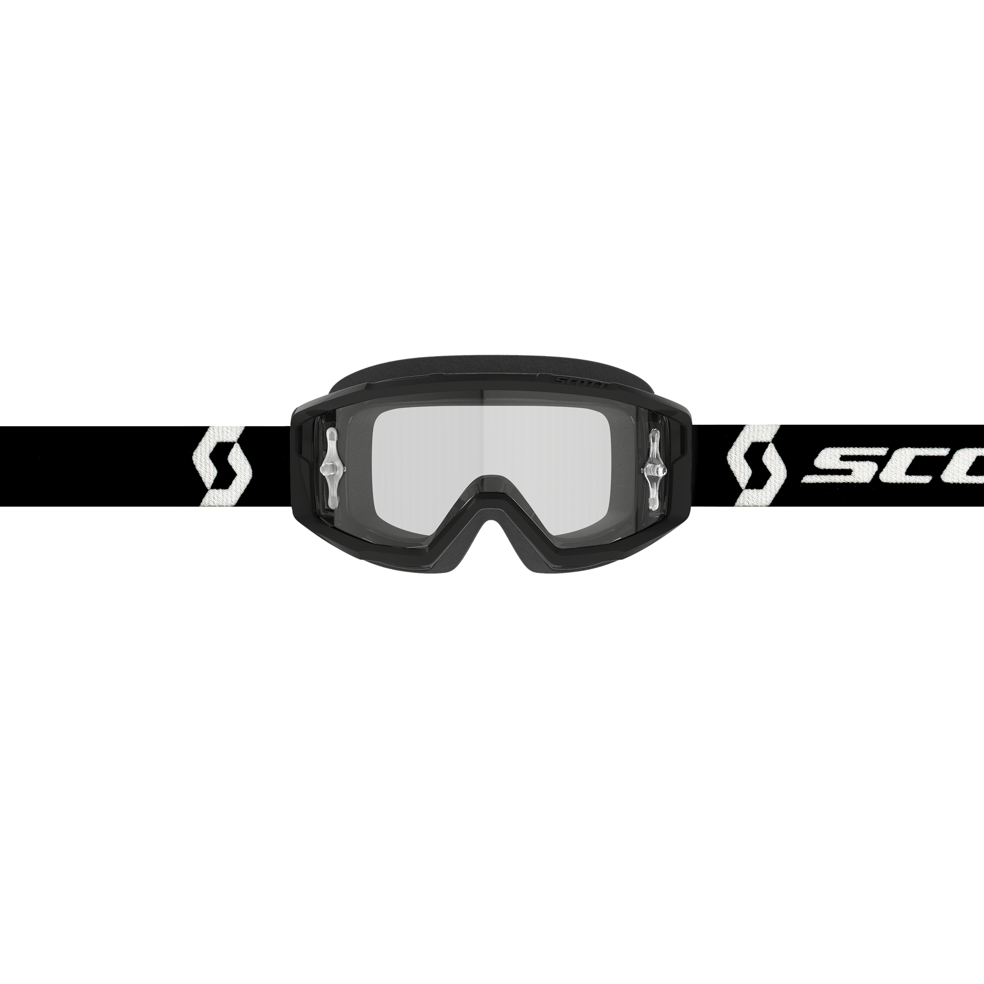 Primal Goggle Black/White Clear Works