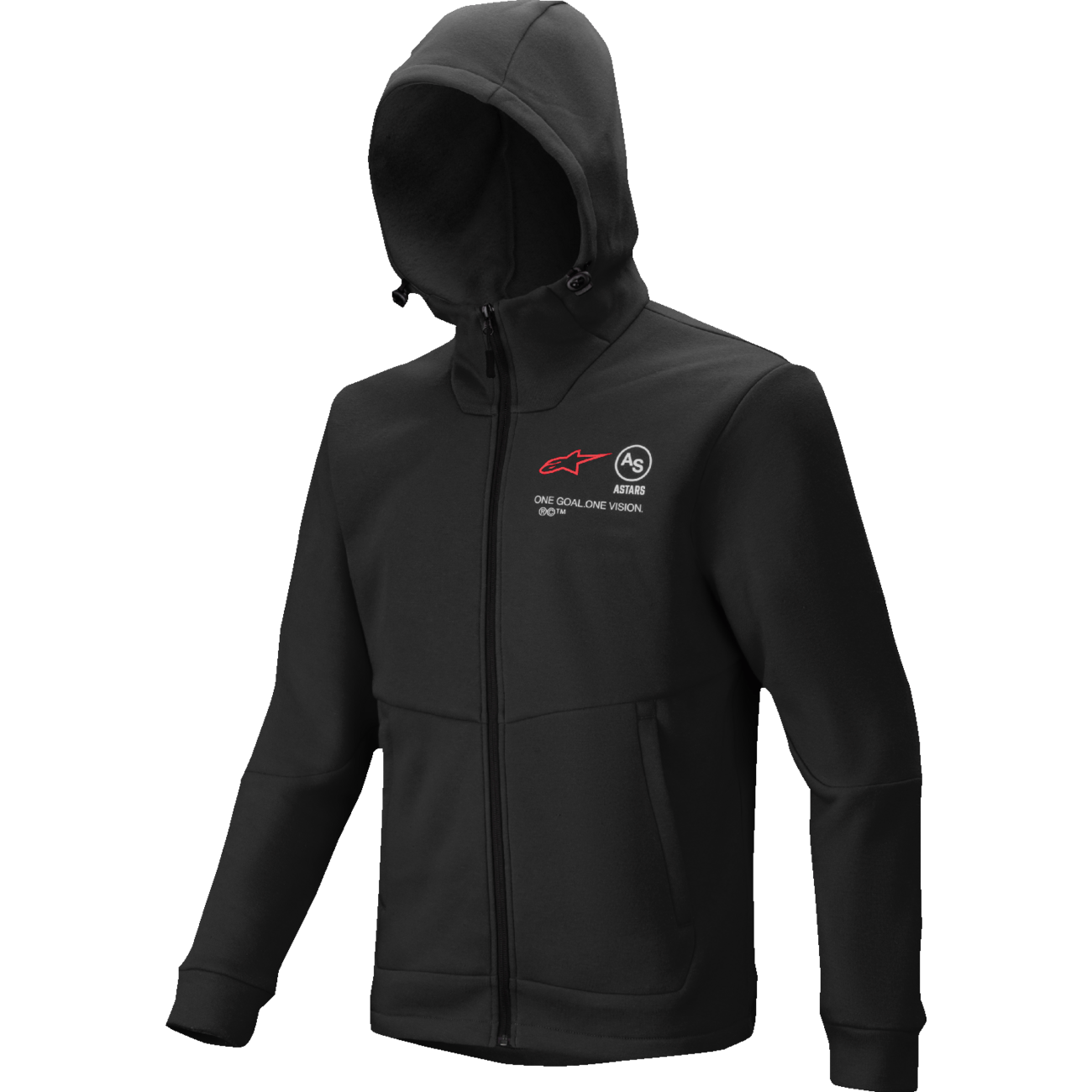 ALPINESTARS Racer MX Fleece Hoodie - Black - Large 3800125-10-L