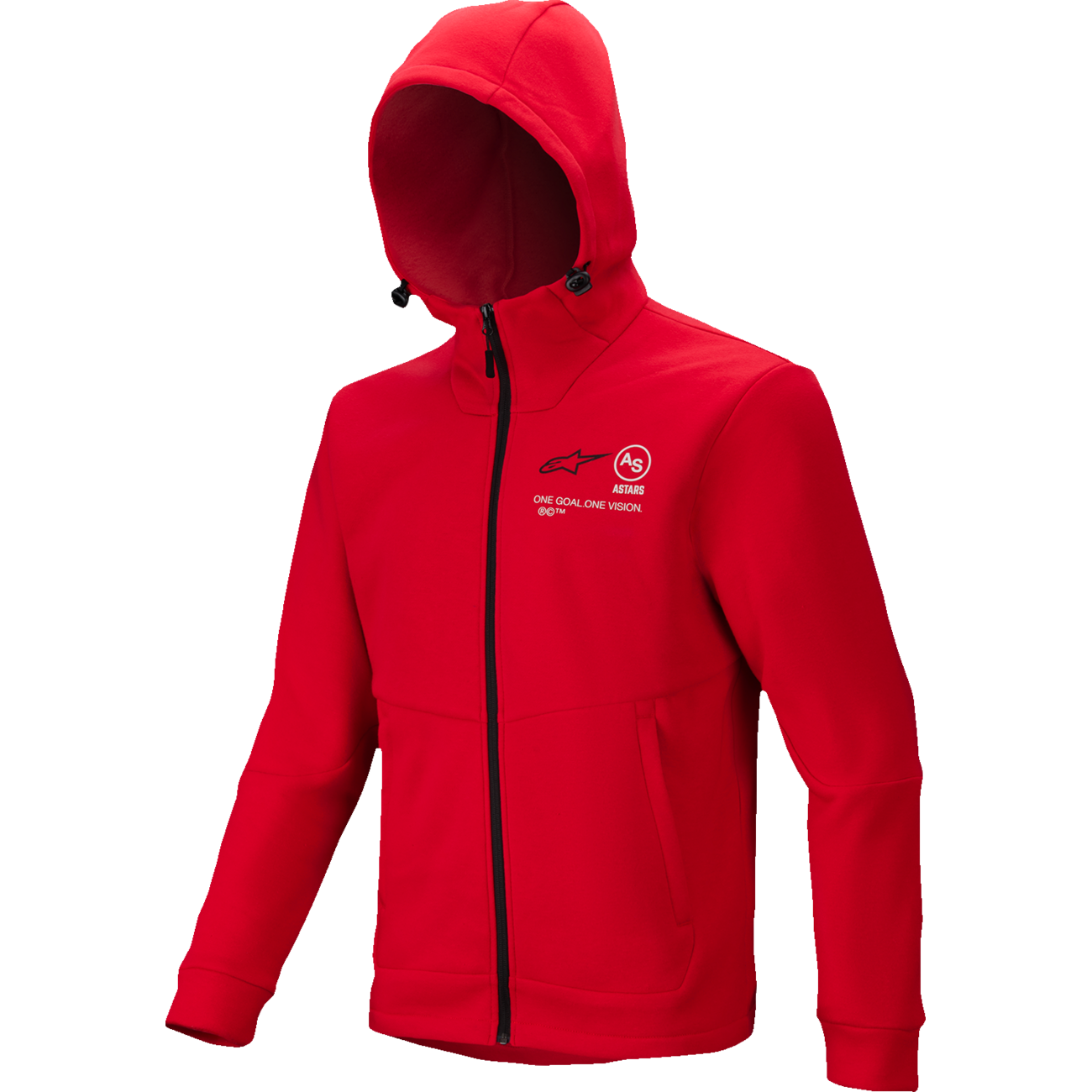 ALPINESTARS Racer MX Fleece Hoodie - Bright Red - Small 3800125-3010-S