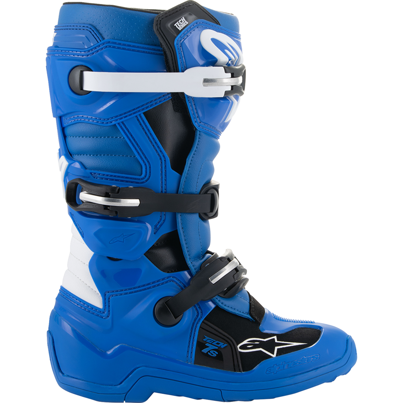 ALPINESTARS Youth Tech 7S Boots - Blue/Black/White - US 5 / EU 38 2015017-712-5