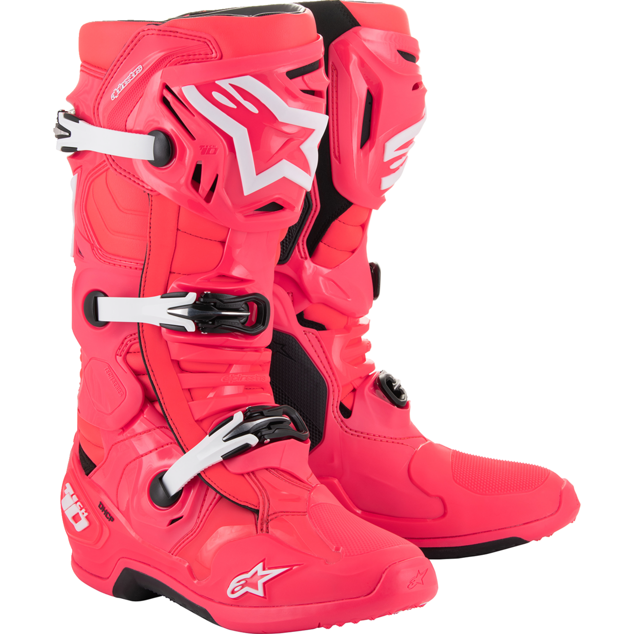 ALPINESTARS Tech 10 Boots - Diva Pink/White - US 13 / EU 48 2010020-3812-13