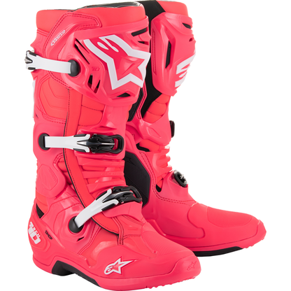 ALPINESTARS Tech 10 Boots - Diva Pink/White - US 14 / EU 49.5 2010020-3812-14