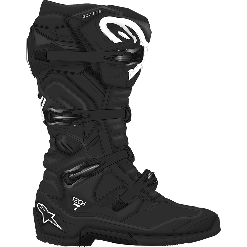 ALPINESTARS Tech 7 Boots - Black - US 14 / EU 49.5 2012025-10-14