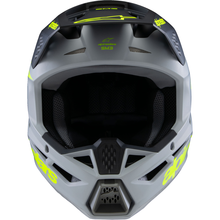 ALPINESTARS Youth SM3 Helmet - Radium - Matte Gray/Black/Yellow Fluo - Small 8301825-9510-YS