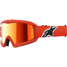 ALPINESTARS GOGGLES Youth Vision Goggle - Corp - Orange - Red Mirror Lens 5140225-480