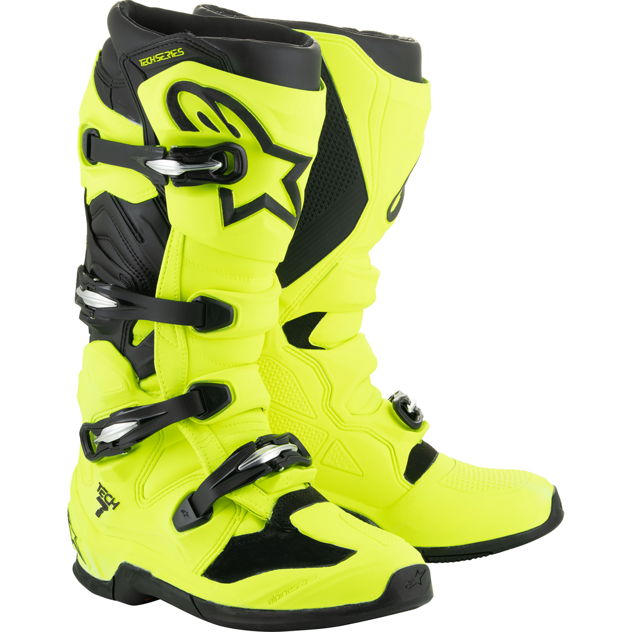 ALPINESTARS Tech 7 Boots - Fluorescent Yellow/Black - US 12 / EU 47 2012025-551-12