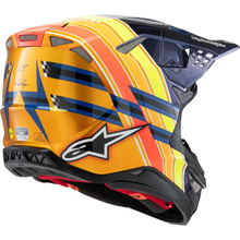 ALPINESTARS Supertech M10 Helmet - TLD Edition 25 - MIPS? - Gloss Dark Blue/Orange/Yellow/Fluo Red - XL 8300225-7156-XL