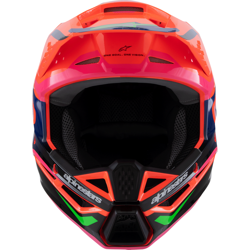 
                      
                        ALPINESTARS Youth SM3 Helmet - Deegan - Gloss Orange Fluo/Purple/Pink Fluo - Small 8301425-433-YS
                      
                    
