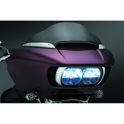 Kuryakyn Windshield Side Trims Chrome