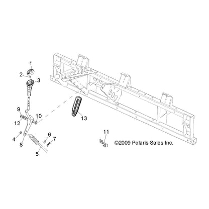 Polaris Ranger Shift Cable, Genuine OEM Part 7081753, Qty 1
