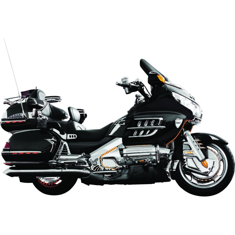 Kuryakyn Louvered Battery Box Cover 01-10 GL1800 Chrome