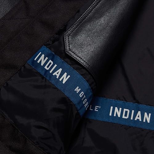 
                      
                        Indian Motorcycle Men's Cafe Leather Jacket, Black
                      
                    