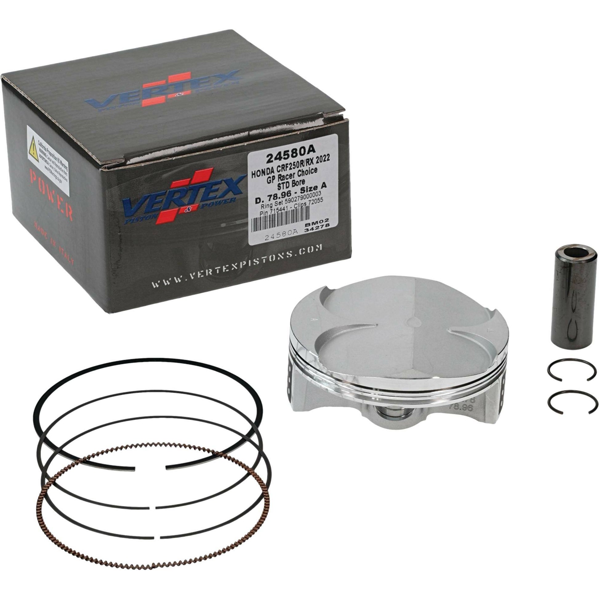Piston Kit Gp Rc Forged 78.96/Std 14.1:1 Hon