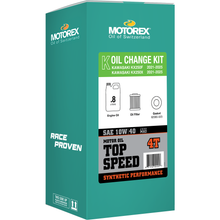 Top Speed Oil Change Kit 0.80l 10w/40 Kaw