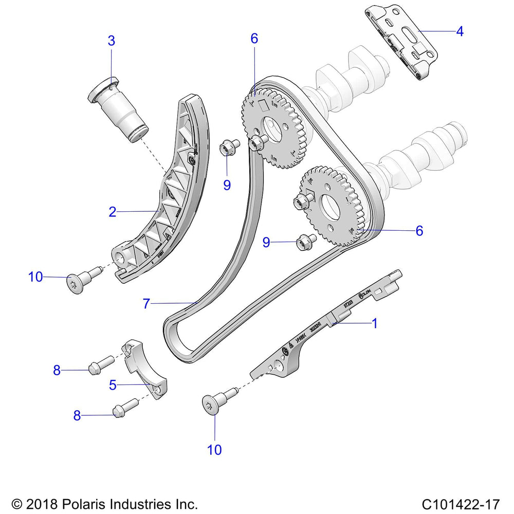 
                      
                        Polaris Off Road Camchain Tensioner, HYD, Genuine OEM Part 3023501, Qty 1
                      
                    