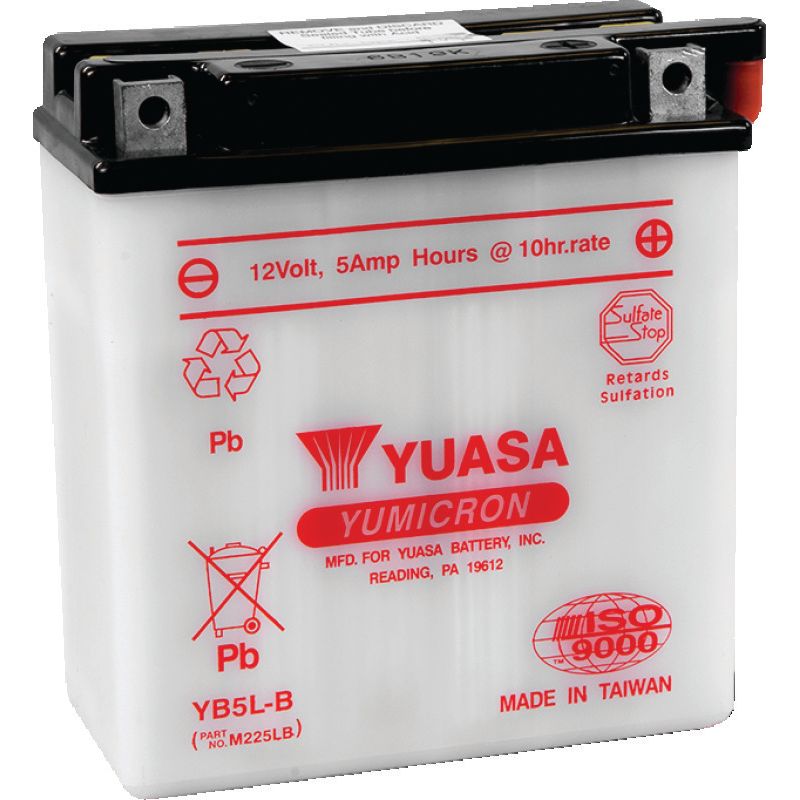 Yuasa YB5L-B Yumicron 12-Volt Battery