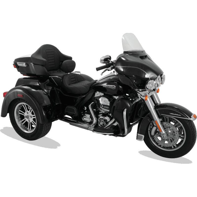 Mustang 08-21 Harley Electra Glide, Rd Glide, Rd King, Str Glide Touring 1PC Seat Deluxe - Black
