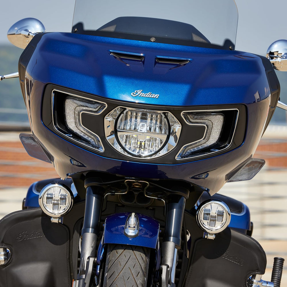 
                      
                        Indian Motorcycle Pathfinder S LED Driving Lights Mount - 2884899-266
                      
                    