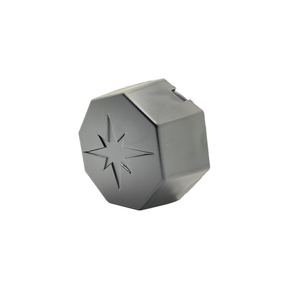 Polaris ATV Hub Cover, Matte Black, Genuine OEM Part 5451374-458, Qty 1