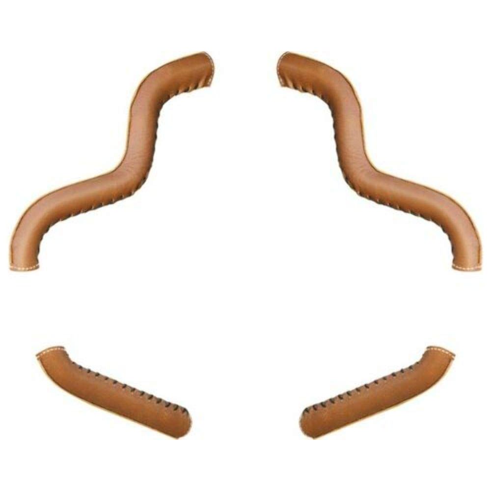 Indian Motorcycle Genuine Leather Mustache Highway Bar Wraps, Pair - 2880943-05