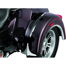 Kuryakyn Rear Fender Accents, Leading Edge, Chrome