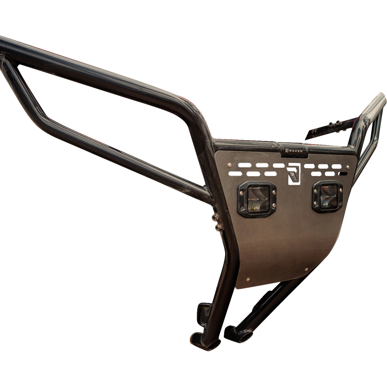 RAVEK Rear Bumper - Plug & Play Reverse LED Lighting - Polaris - RZR 64-308BKL