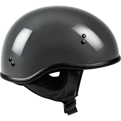 .357 Solid Half Helmet Grey Xs