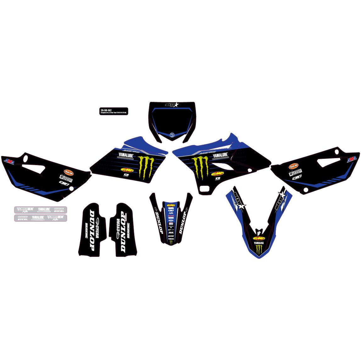 Complete Kit 22 Star Yam White Bg